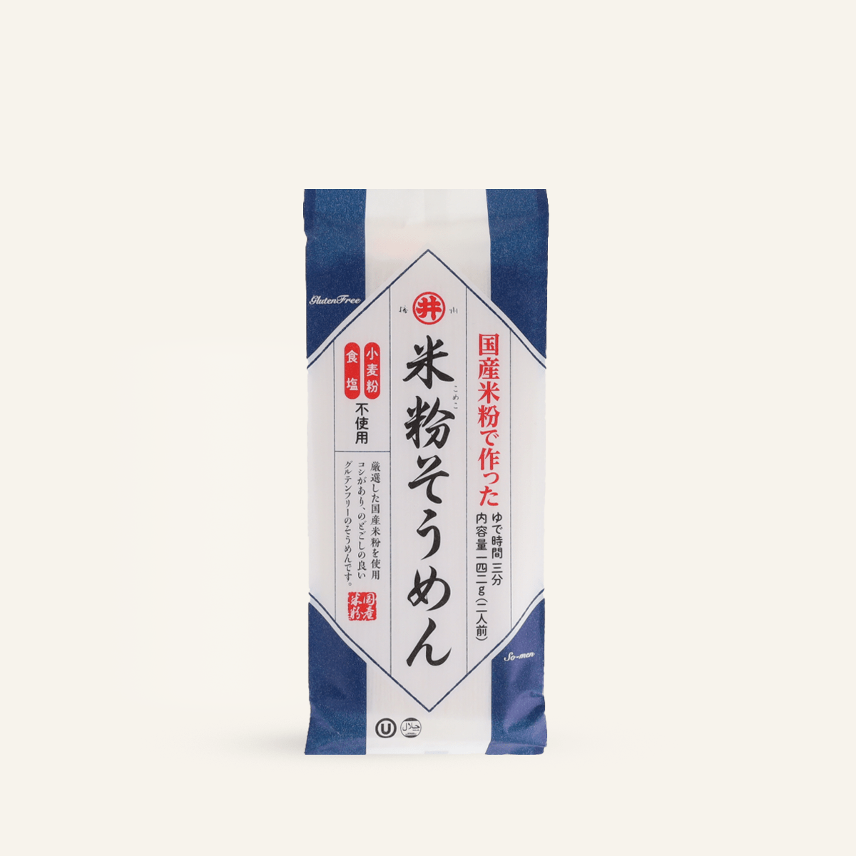 Somen sans gluten - fines nouilles de riz 142g