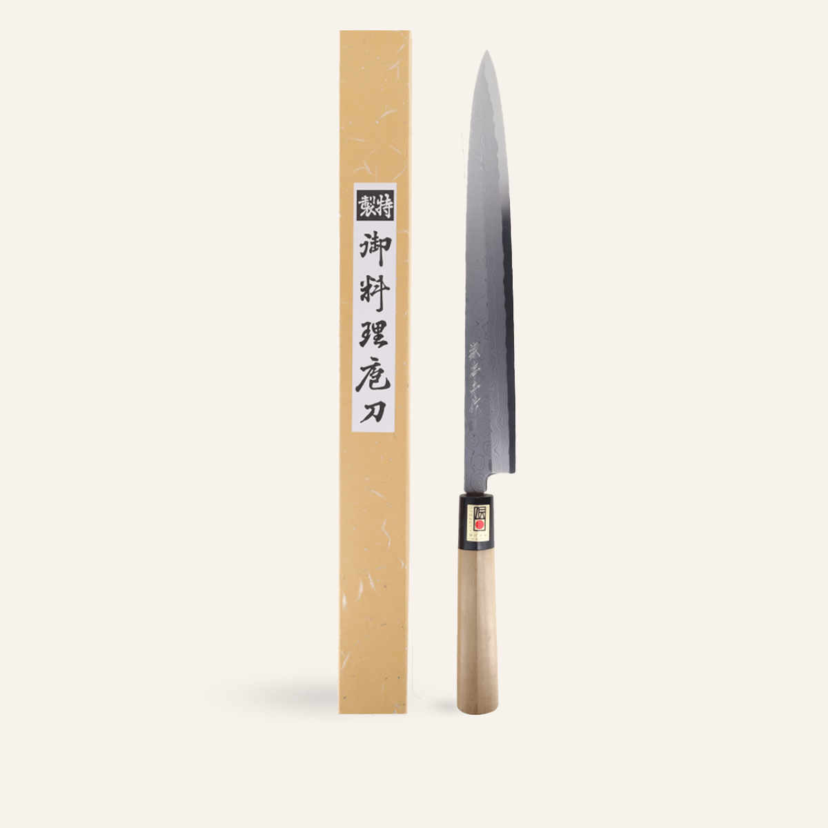 Yanagiba special sashimi knife Damascus 300 mm