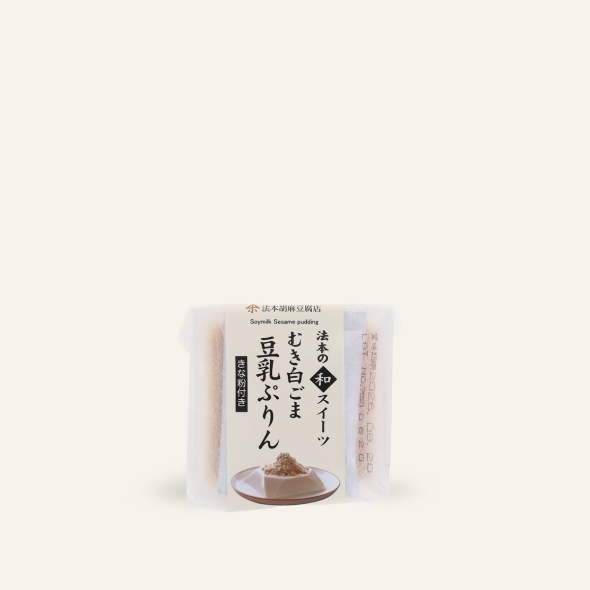 Tofu de sésame blanc au lait de soja (avec kinako) 80 g