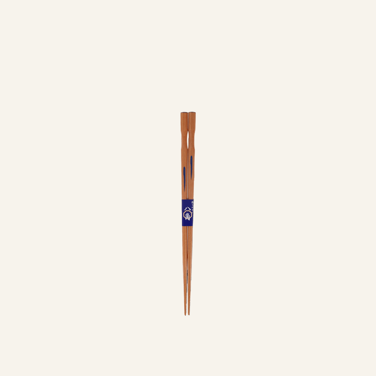 Baguettes en bois sculpté hakkaku