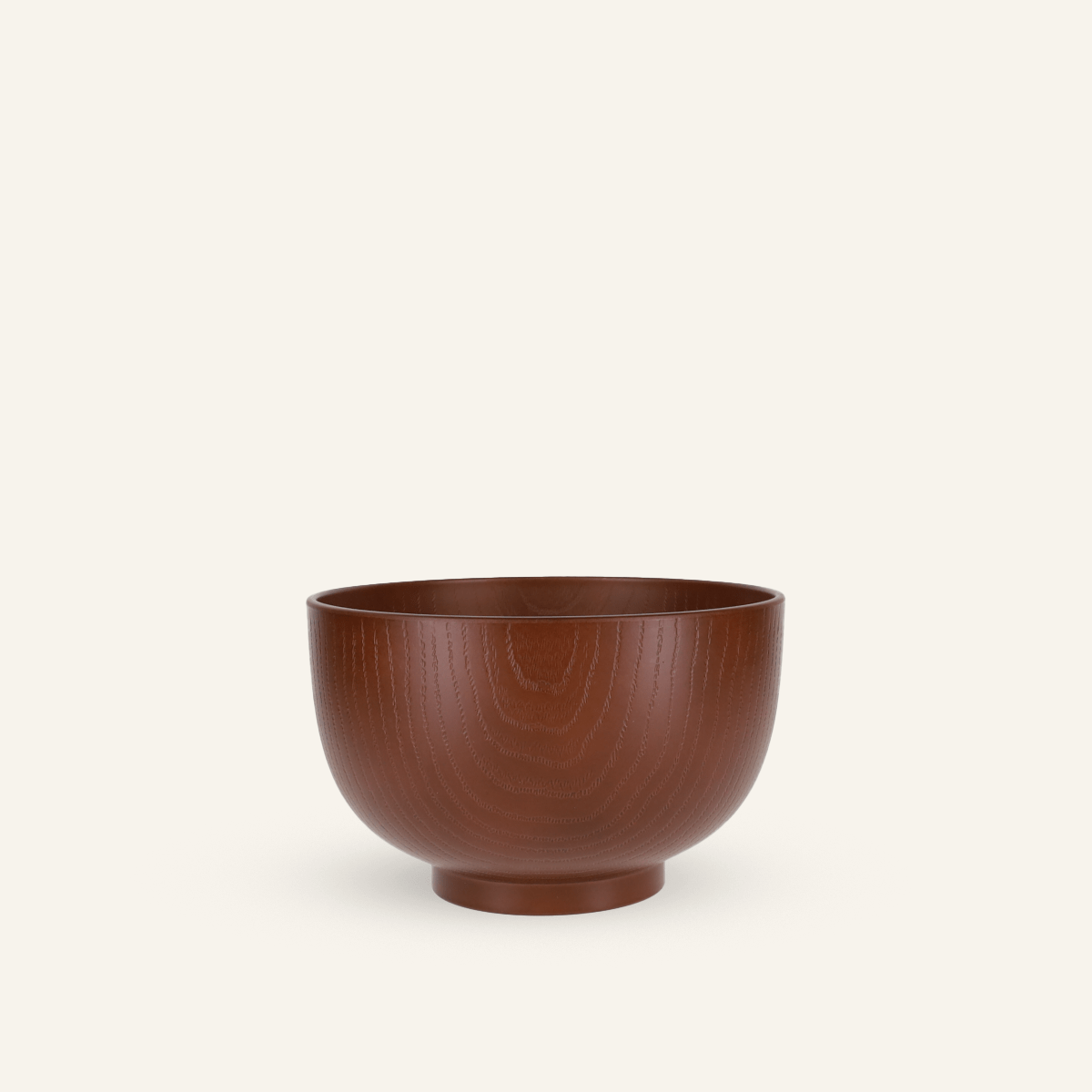 Bol brun en résine "sonori"