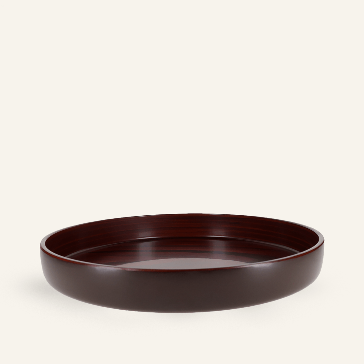 Plateau rond en résine "heian"