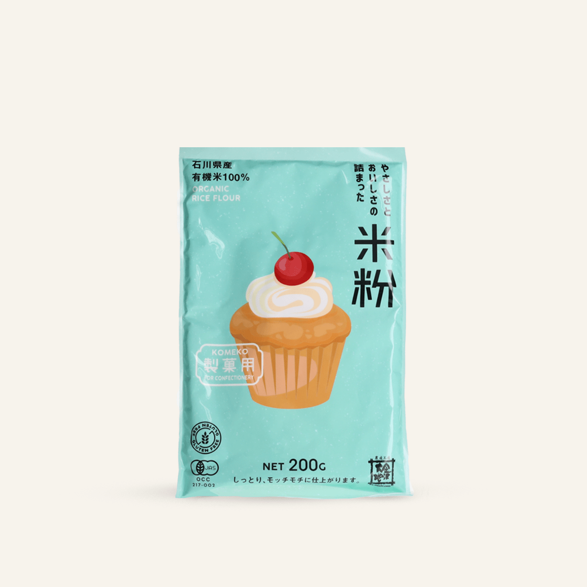 Komeko organic - special rice flour for cakes 200g