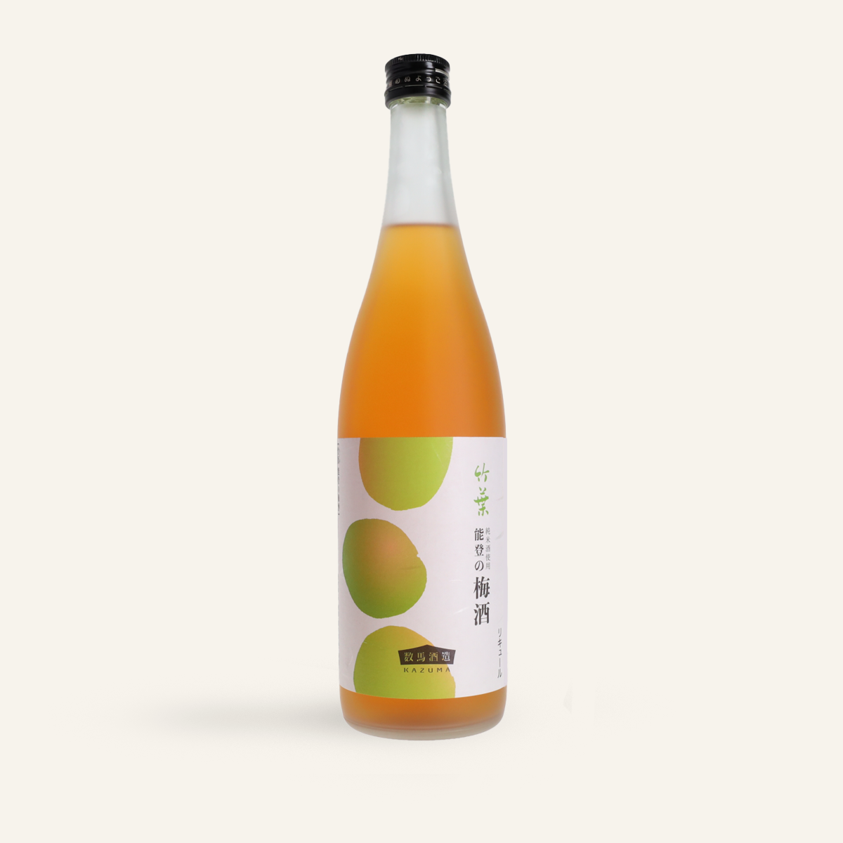 Umeshu de Noto "Chikuha" 720ml (12.1% vol.)