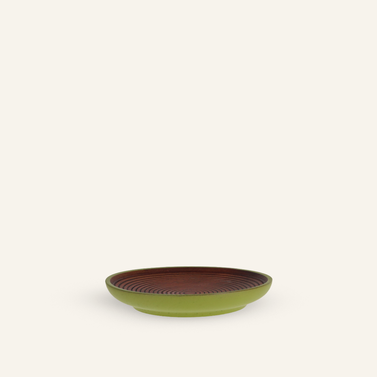 Assiette en bois de lithocarpus glaber