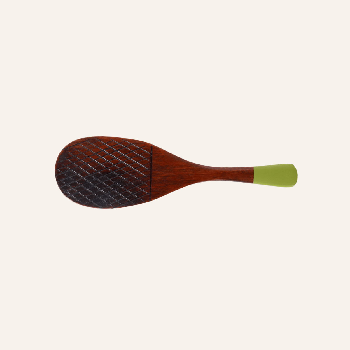 Shamozi rice spatula made of lithocarpus glaber wood