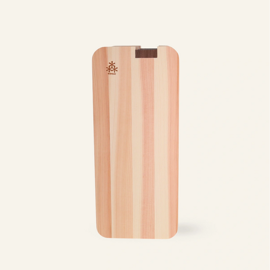 Bloc porte-couteaux en bois hinoki