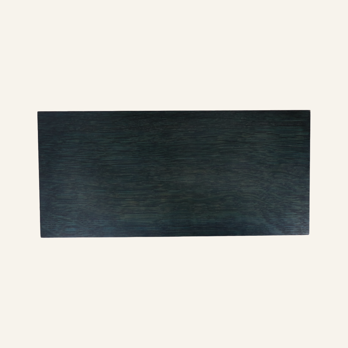 Indigo-dyed oak dish
