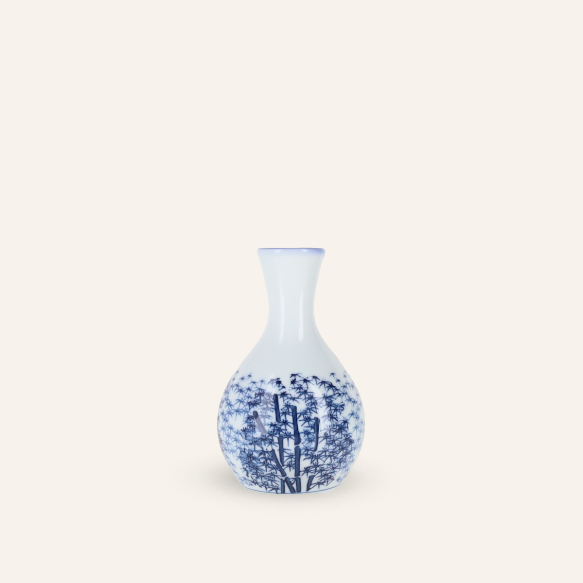 Carafe à saké Tokkuri en porcelaine Hasamiyaki "Wakatake" 175ml