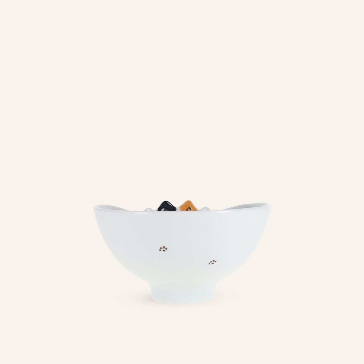 Bol en porcelaine Hasamiyaki "Neko"