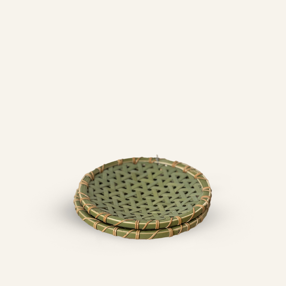 Assiette en bambou Kikkou Morizara