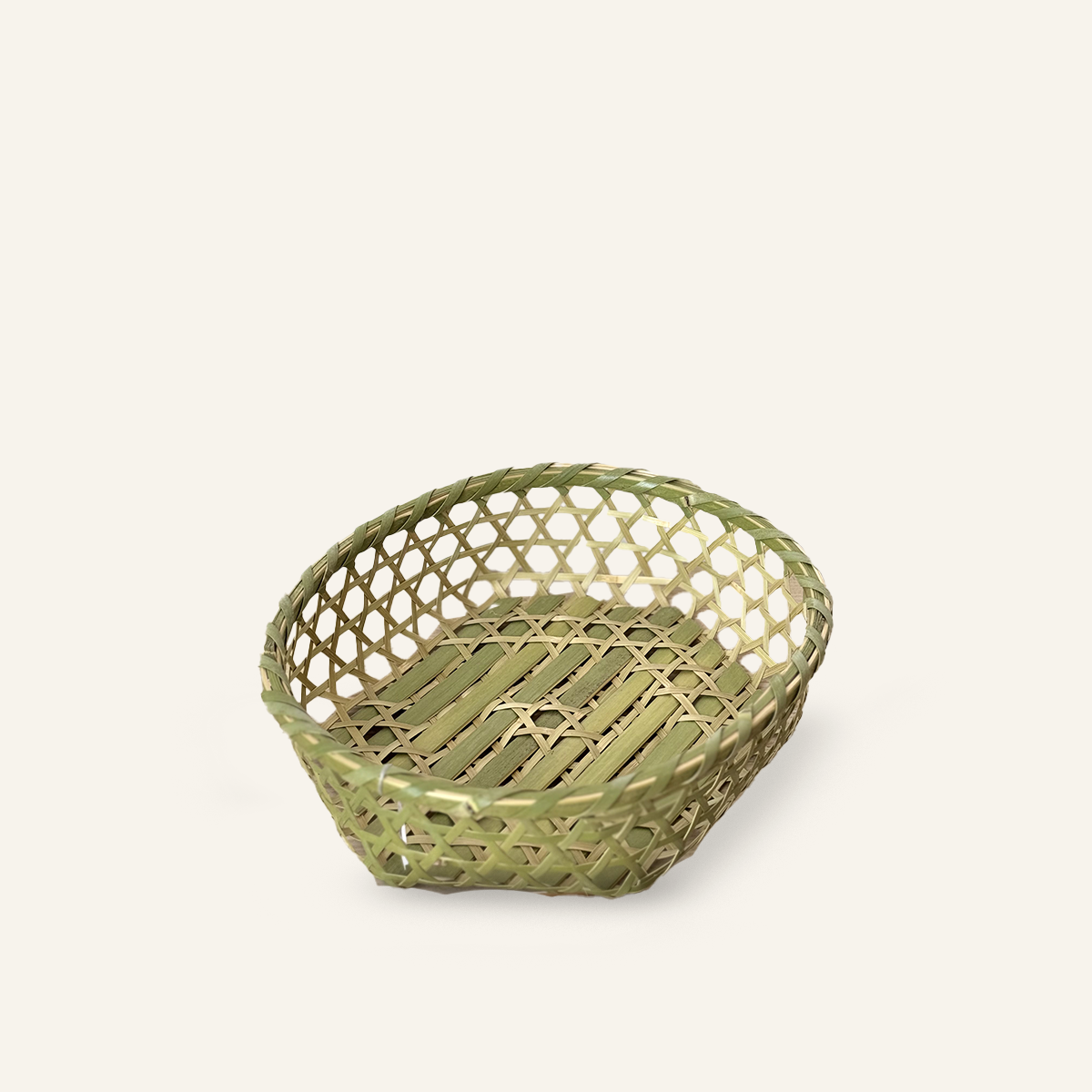 Corbeille ovale en bambou Mutsume - Moyen (32,5cm)