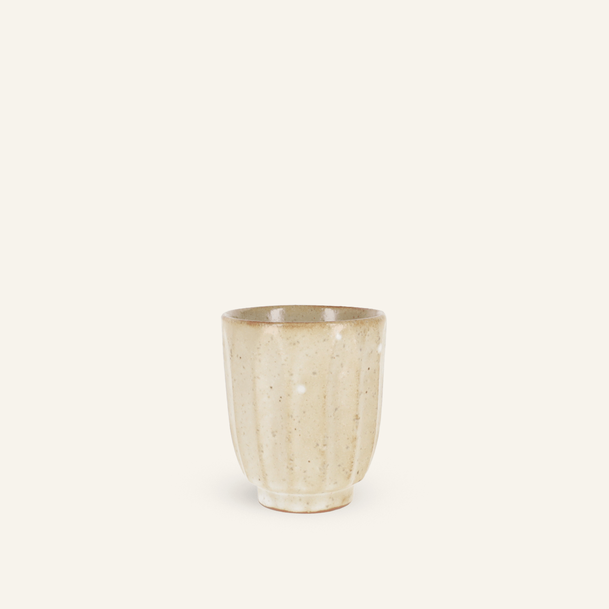Minoyaki "dairiseki" fine earthenware teacup