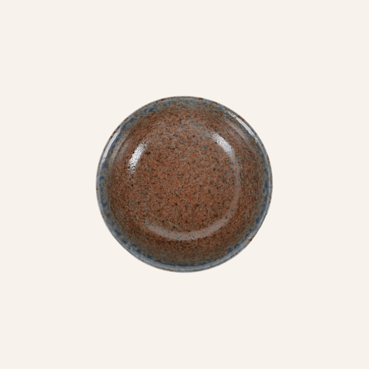 Minoyaki "fukaguchi" fine earthenware bowl