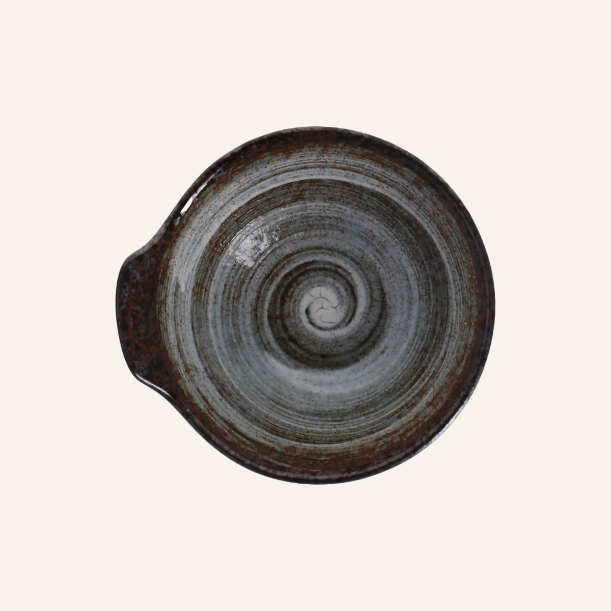 Petit bol Tonsui faïence fine Minoyaki "usugi"