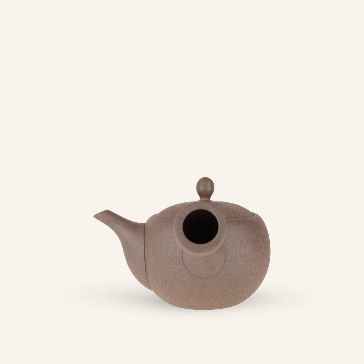 Traditional Kyusu stoneware Tokonameyaki "tobikanna" teapot