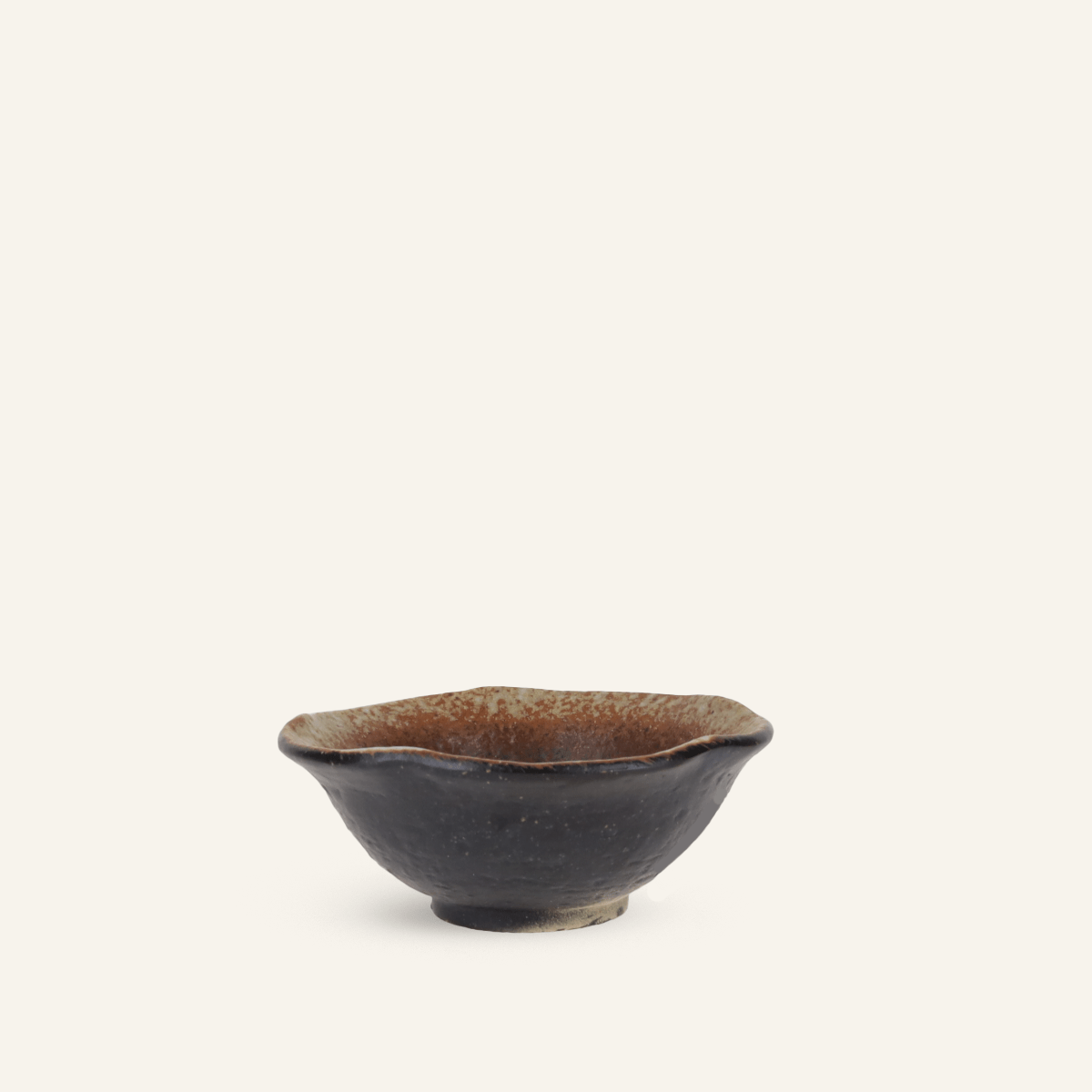 Setoyaki fine earthenware flared bowl "dawn"