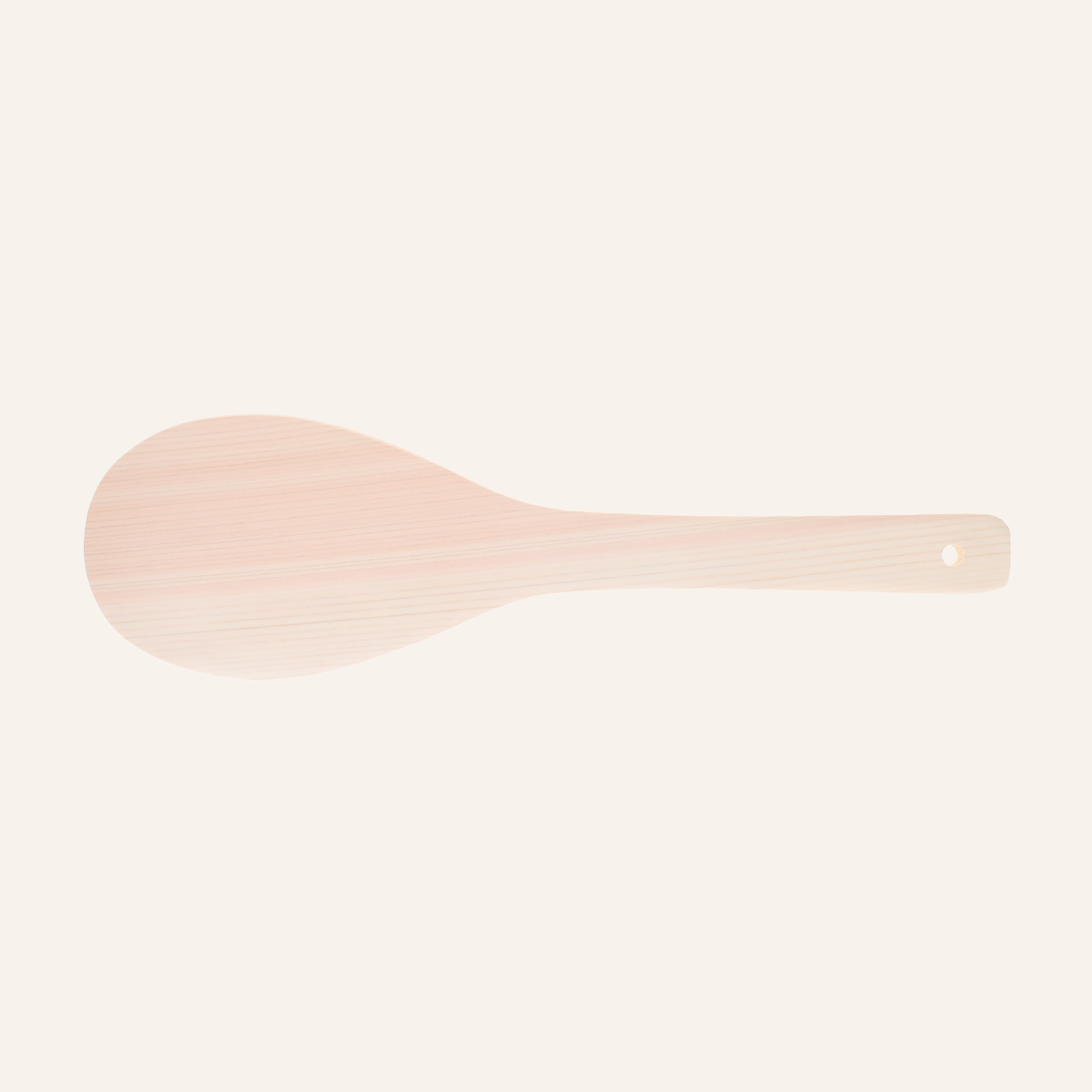 Grande spatule à riz en cyprès Hinoki Shakushi