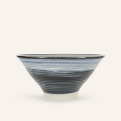 Minoyaki "Hama" fine earthenware noodle bowl