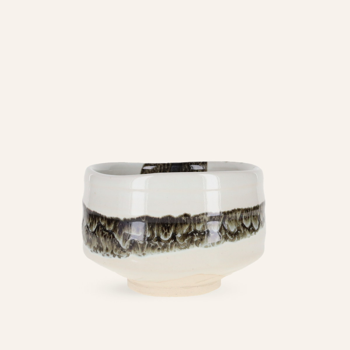 Bol à matcha en grès Minoyaki "Usuzumi"