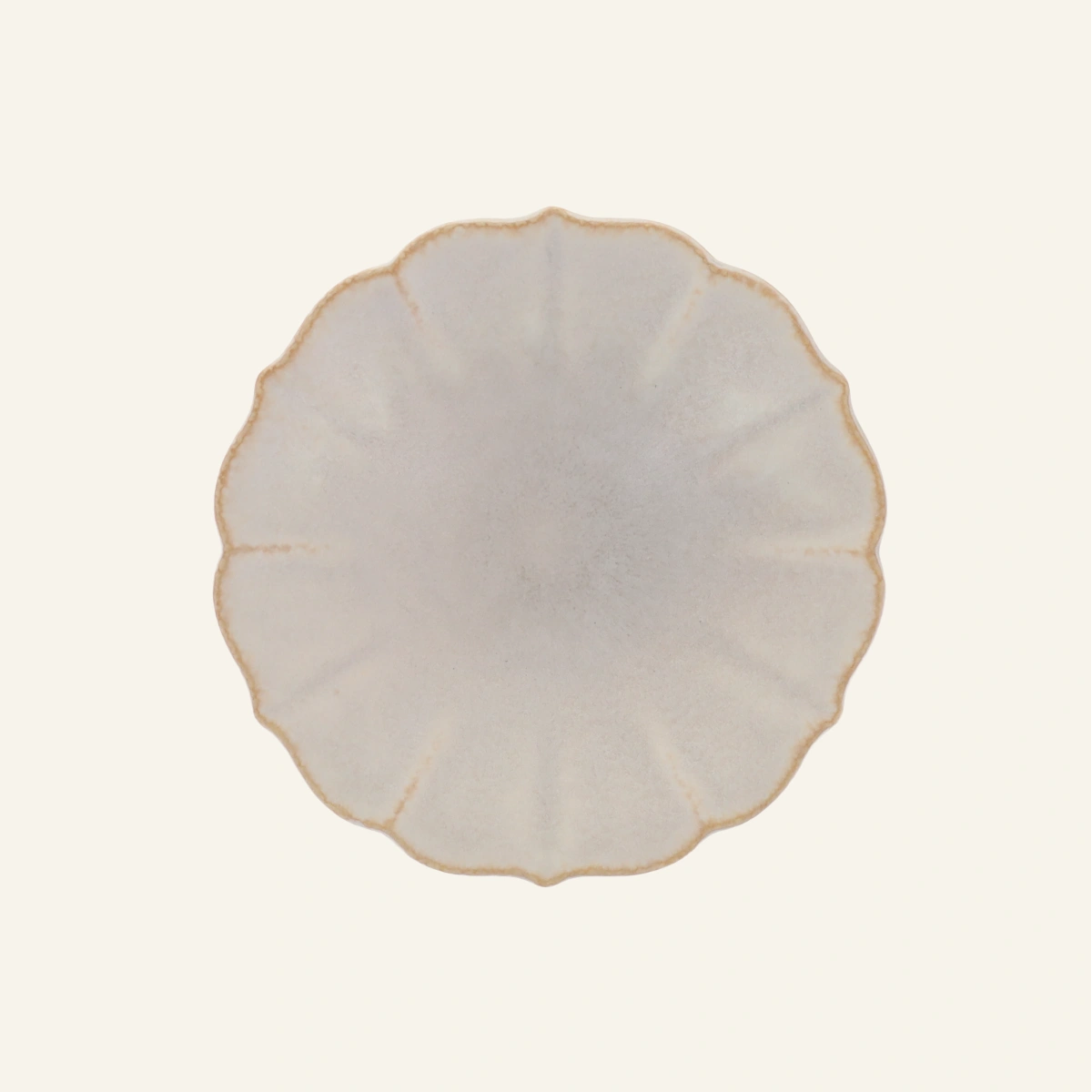 Assiette évasée en porcelaine Muko-zuke "Yuika"
