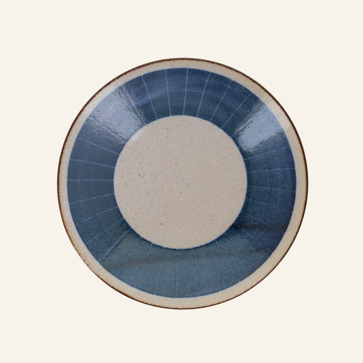 "Baum" fine earthenware plate