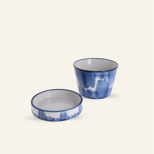 Blue porcelain "Haké" bowl