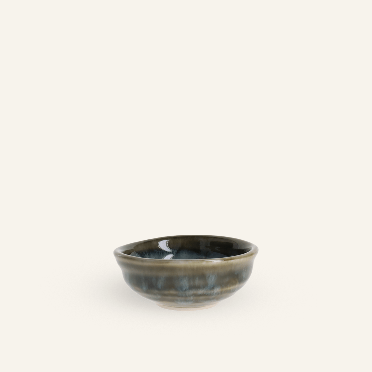 Small fine earthenware bowl Setoyaki "sunadokei"