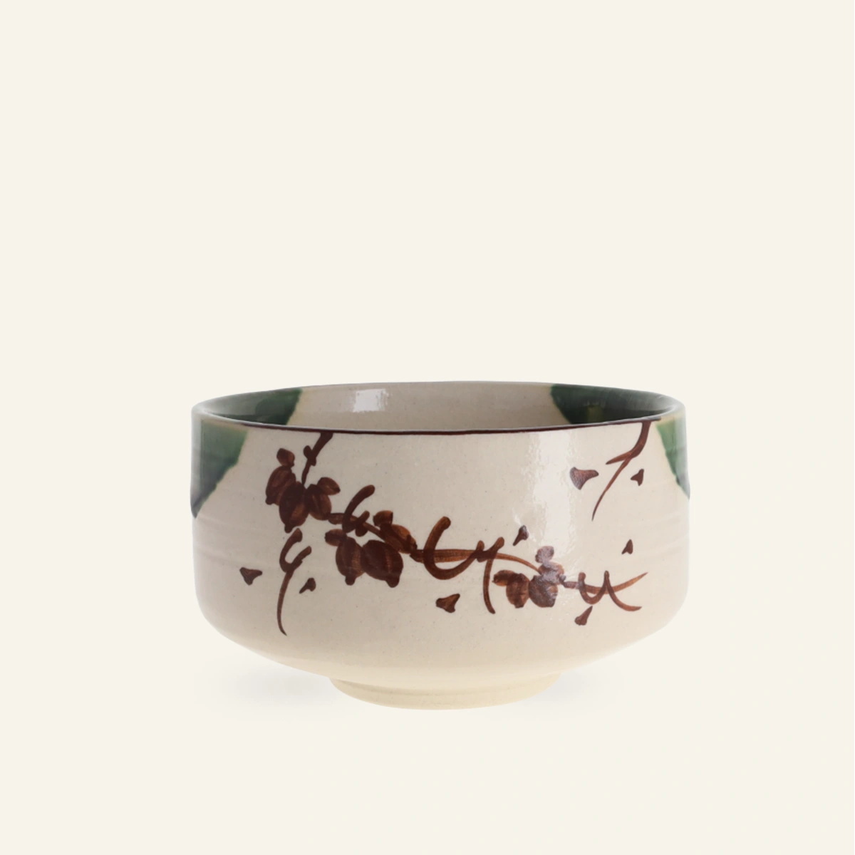 Fine earthenware matcha bowl "Akinone"