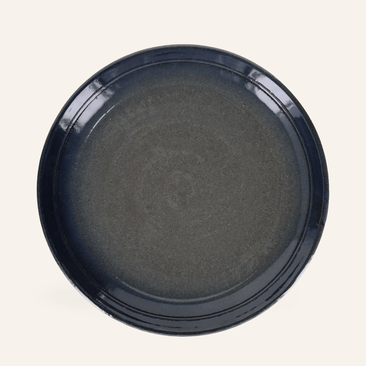 Minoyaki "kasamakasa" fine earthenware plate