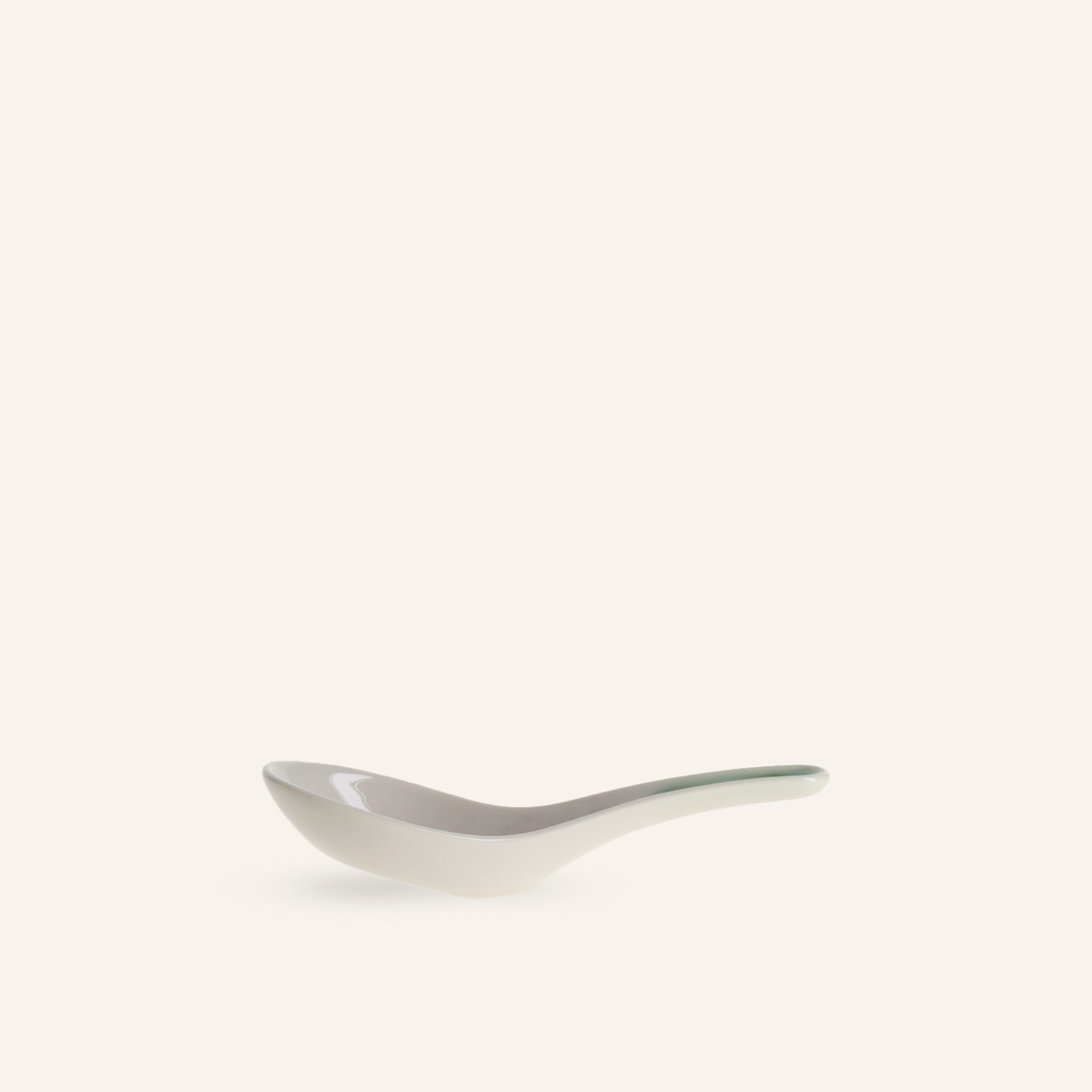 Rengé spoon, fine earthenware Setoyaki "renge"