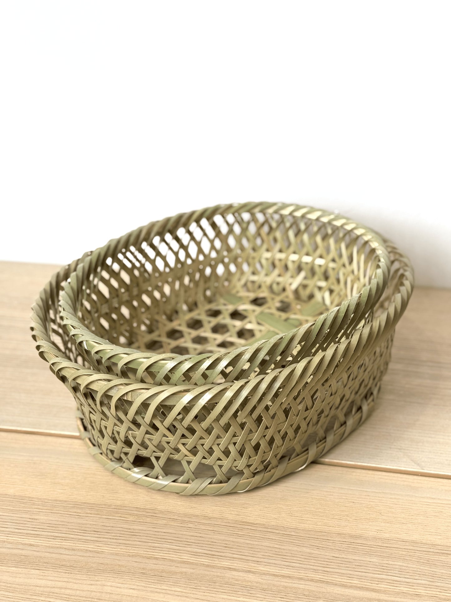 Égouttoir ovale en bambou Chawan Mego - Petit