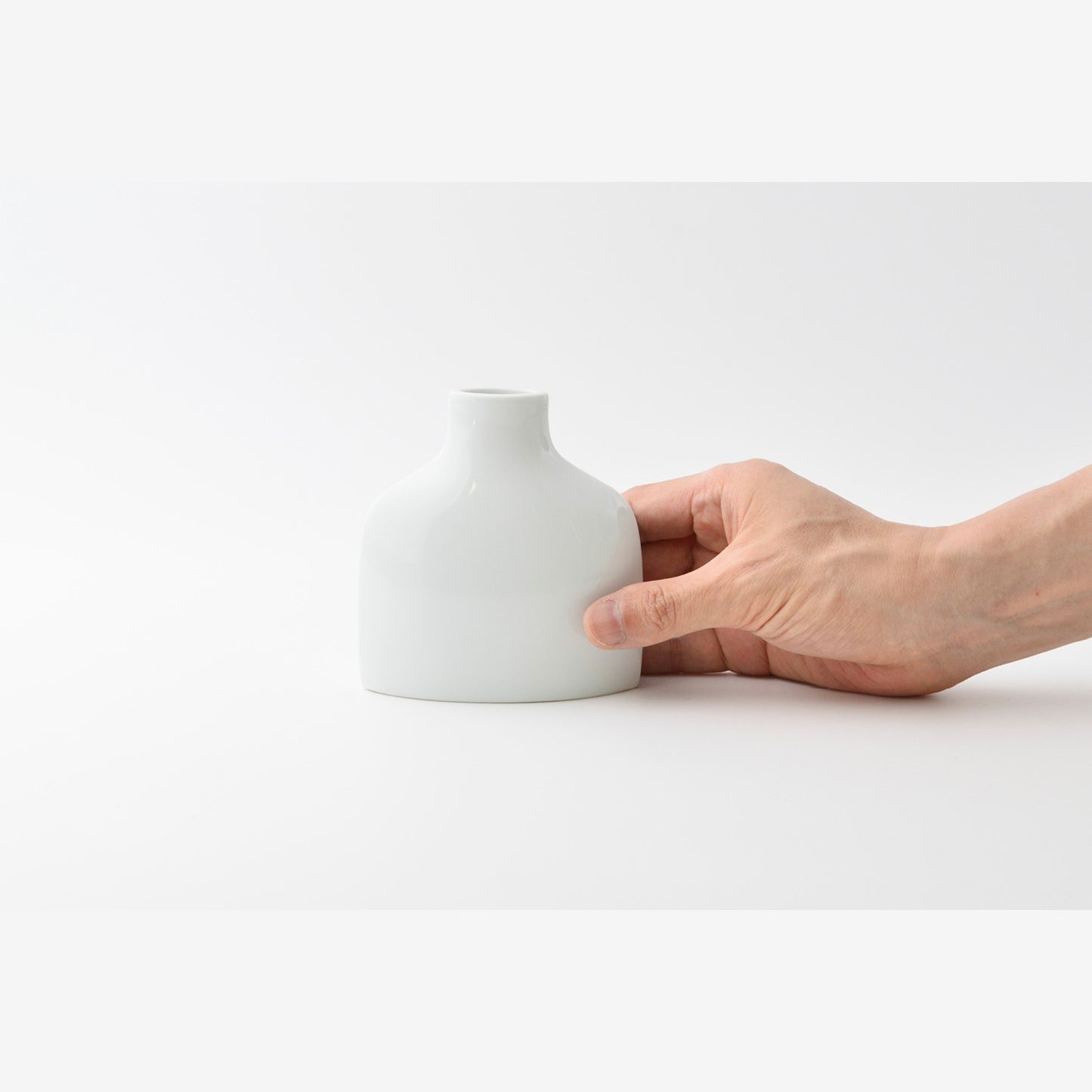 Vase blanc en porcelaine Hasamiyaki "Kodomo" 200ml