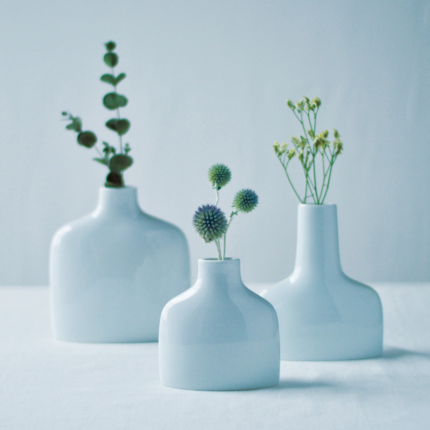 Vase blanc en porcelaine Hasamiyaki "Kodomo" 200ml