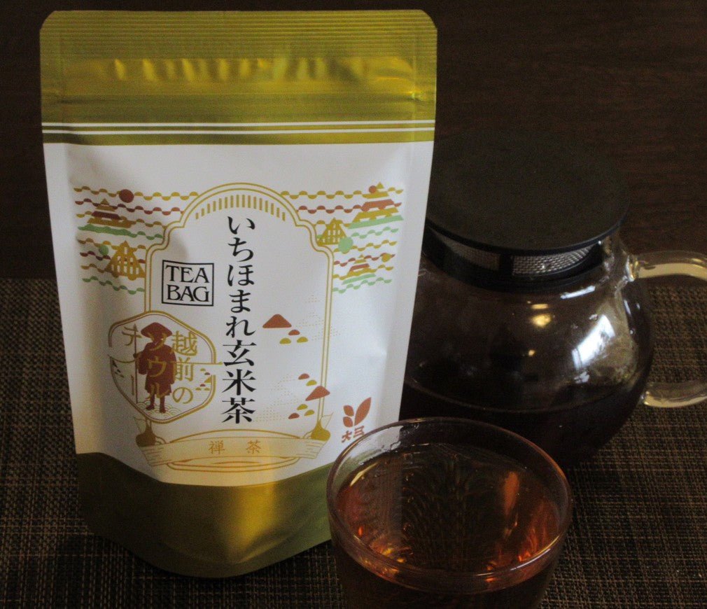 Thé Genmaicha "Ichihomaré" aux grains de soja torréfiés (3g x 16 sachets)