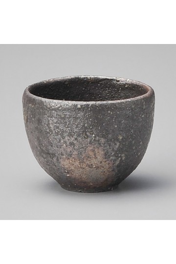 Ceramic sake cup Shigarakiyaki "yayoi"