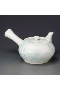 Théière traditionnelle Kyusu en porcelaine Minoyaki "tsuwano"