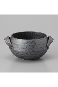 Fine earthenware stew bowl Minoyaki "ibushi"