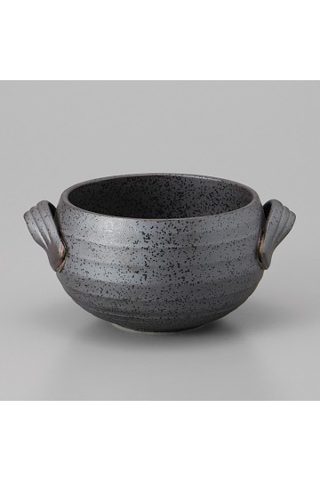 Fine earthenware stew bowl Minoyaki "ibushi"