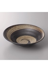 Fine earthenware bowl Minoyaki "uzu"