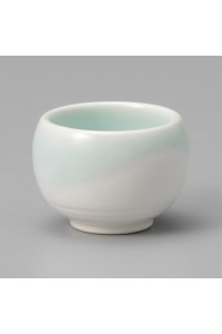 Fine earthenware sake cup Minoyaki "seiryuu"