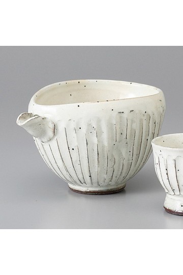 Ceramic sake carafe Minoyaki "konabiki"