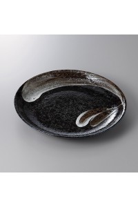 Fine earthenware small plate Minoyaki "chairo"