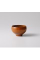 Lacquered japanese zelkova wood bowl
