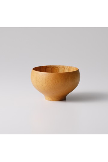 Japanese zelkova light wood bowl "matevari"