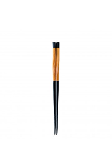 Bamboo black chopsticks "nejiri akebono"