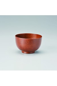 Light brown resin bowl "sonori"