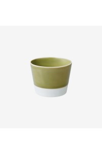 Tasse verte en porcelaine Hasamiyaki "Essence of life"