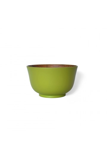 Jujube wood light green bowl "hasori"