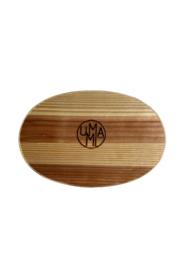 Ceder oval bento box "Magewappa" with Umami logo